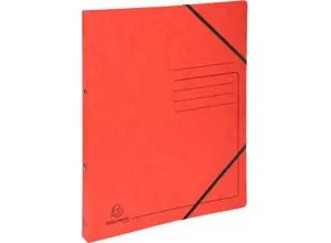 Ringhefter Exacompta, DIN A4, Rückenbreite 20 mm, 2 Rund-Ring Mechanik, rot