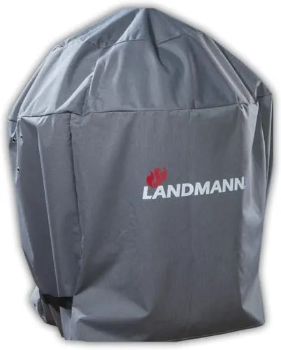 Landmann Premium Wetterschutzhaube | Aus robustem Polyestergewebe & Wasserdicht | UV-beständig, Atmungsaktiv & Kältebeständig | Geeignet für die Kepler Serie [90 x 70 x 70 cm], 15704, Anthrazit, 67 x 55 x 88 cm