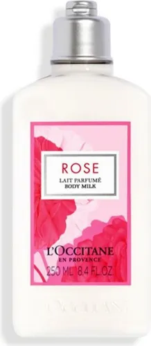 L'OCCITANE Bodylotion Rose 250ml - Ganzkörperpflege mit feuchtigkeitsspendendem Blütenwasser der Rosa Centifolia, ideal für alle Hauttypen und hinterlässt ein zartes Hautgefühl.