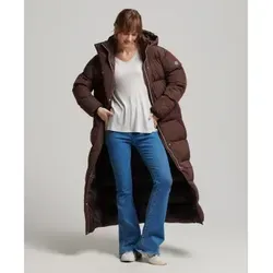Superdry Damen Maxi Hooded Puffer Coat von Superdry