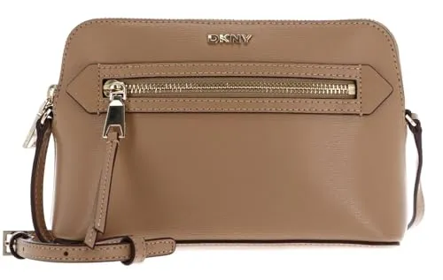 DKNY Bryant Ave Umhängetasche aus Leder 22 cm - stilvoll in Braun - Handtaschen, hochwertige Lederumhängetasche mit elegantem Design, ideal für den Alltag und besondere Anlässe.
