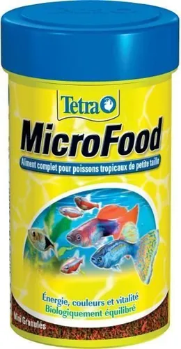 Tetra Mikro Granulate 100ml - Mikro-Nahrung Granulate Tetra