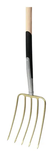 Floraworld Kompostgabel 210 mm – 5 Zinken mit 1,39 m Stiel