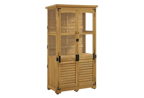 MCombo Gerätehaus M Gartenschrank Holz Wetterfest von MCombo