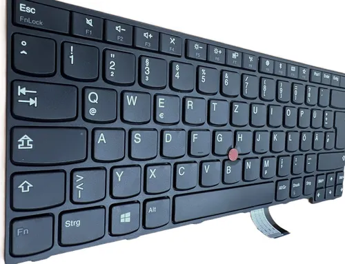 DEUTSCHE-Tastatur Schwarz Rahmen mit Trackpoint für Lenovo ThinkPad E470 20H2S00700