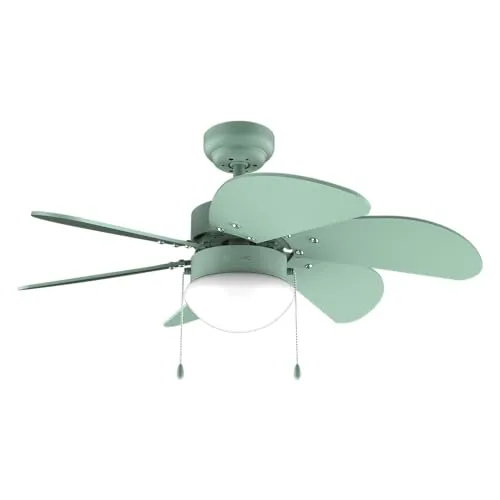 Cecotec Deckenventilator EnergySilence Aero 3600 Vision Full Green 50 W - Deckenventilator mit Licht und 3 Geschwindigkeiten. Hohe Leistung mit 92 cm Durchmesser für optimalen Luftstrom und angenehmes Raumklima. Ideal für jeden Raum.