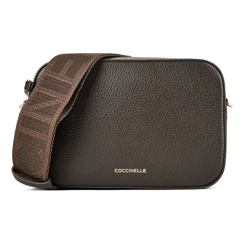 Coccinelle Tebe Umhängetasche Leder 18 cm grün TAS080968 - Elegante Umhängetasche aus hochwertigem Leder für stilbewusste Frauen. Mit abnehmbaren, verstellbarem Riemen und praktischem Verschluss bietet sie Schutz für Ihre Wertsachen. Perfekt für jeden Anlass!