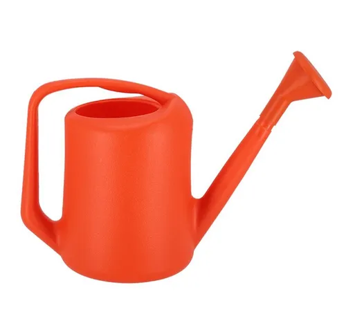 esschert design Gießkanne Gießkanne 5 L Naturton ORANGE Kunststoff mit Ausgießer Garten Blumen