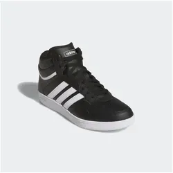 adidas Unisex Hoops 4.0 MID Shoes - Herren-Sneaker in Core Black/Cloud White - Stylische Herren-Sneaker mit regulärer Passform, atmungsaktivem Mesh-Futter und strapazierfähiger Gummiaußensohle für optimalen Komfort.