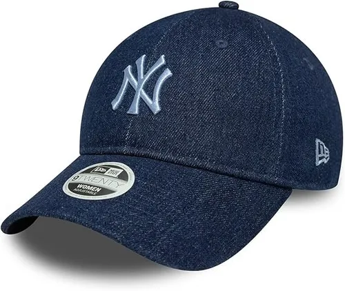 New Era 9Twenty Damen Cap - Denim New York Yankees - Stylische 9Twenty Strapback Cap für Damen, unstrukturierte Krone und verstellbar, perfekt für sportliche Looks und Freizeitaktivitäten.