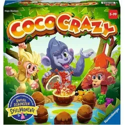 Ravensburger Brettspiel Coco Crazy, ab 5 Jahre, 2-8 Spieler - Gesellschaftsspiel für Kinder ab 5 Jahren, das mit einfachen Regeln und spannenden Runden begeistert. Ideal für einen lustigen Spielenachmittag mit Freunden oder Familie.