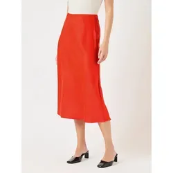 Y.A.S Midirock YASPELLA HW MIDI SKIRT S. NOOS rot L (40)