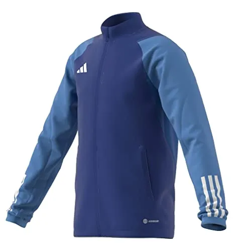 adidas Kinder Trainingsjacke Tiro 23 Competition - Trainingsjacken für Kinder, designed für optimale Bewegungsfreiheit und Komfort beim Sport. Mit feuchtigkeitsabsorbierender AEROREADY Technologie und 100% recycelten Materialien.