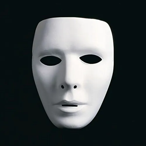 Masken Weiß von Net Toys