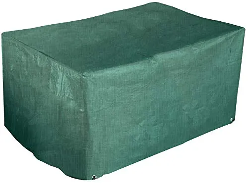 Royal Gardineer Abdeckung Gartenmöbel: Gewebe-Abdeckplane für Gartenbänke, 160 x 80 x 78 cm, 150 g/m² (Gartenbank-Abdeckhaube, Wetterschutz-Plane, wasserdicht)