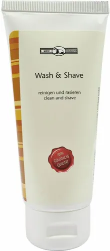 Golddachs Rasierschaum Wash & Shave, Mit frischem Duft, reinigt sanft und belebt Haut und Haar.