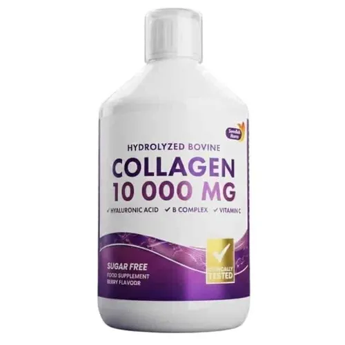SWEDISH NUTRA Kollagen 10 000 mg Rinderzuckerfrei 500 ml