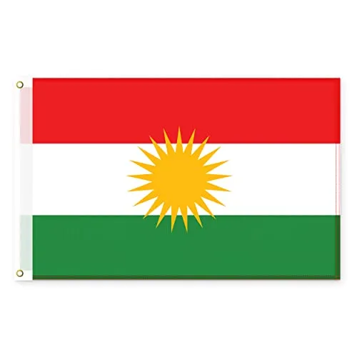 Brick Takeover Flagge Kurdistan - Kurdistan Fahnen und Flaggen - Fahne Kurdistan Flagge 150x90cm
