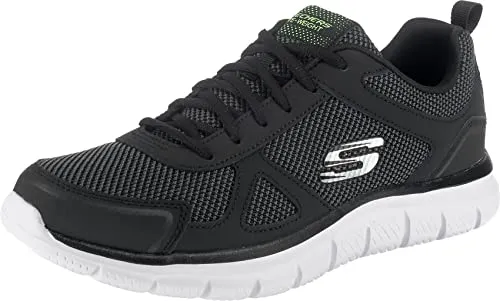 Skechers TRACK BUCOLO Sneaker schwarz 46 EU - Sportlicher Sneaker in Größe 46 EU, ideal für den Alltag. Das bequeme Mischgewebe und die Gummisohle bieten optimalen Tragekomfort und Halt.