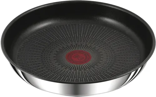 Tefal Ingenio Preference Bratpfanne - Pfanne aus 18/10-Edelstahl mit innovativer Titanium 6x Antihaftversiegelung, stapelbar und ideal für vielseitige Kochmethoden. Sparen Sie Zeit und Energie beim Kochen!