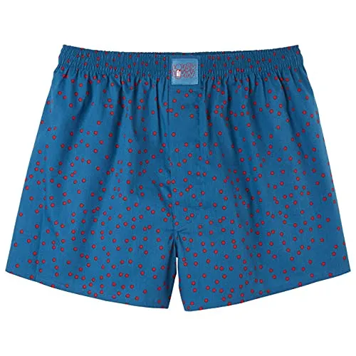 Lousy Livin Boxershorts Dots (Teal) (L) in türkis von Lousy Livin