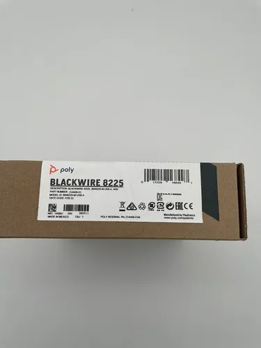 Plantronics Blackwire 8225 BW8225-M - Stereo USB-A Headset - Headset für PC mit Geräuschunterdrückung, ideal für ungestörte Gespräche und MS Teams-Nutzung.