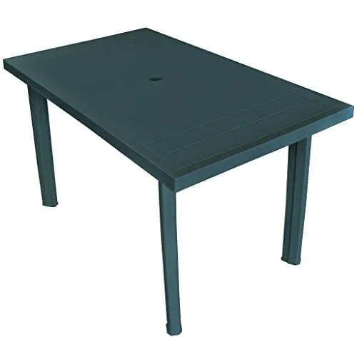 Tisch IPAE-Progarden Velo, grün, Kunststoff, 126 x 76 x 72 cm
