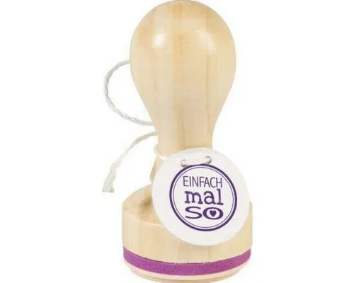 Knorr Prandell Stempel Knorr Prandell Stempel aus Holz, rund Motivgröße circa Durchmesser 3,2