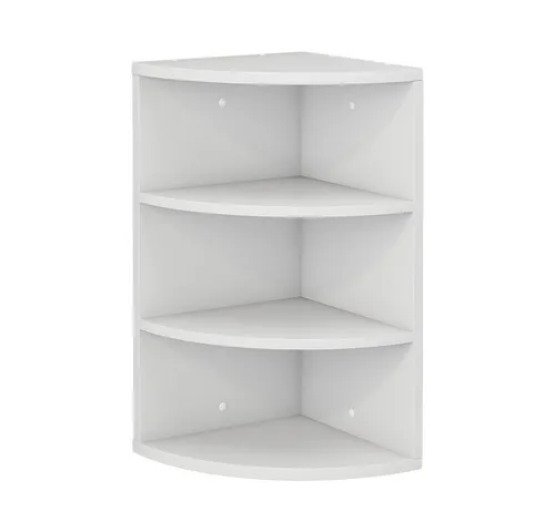 Vicco Eckregal Fabienne, Weiß, 30 x 60 cm – 3 Fächer von Vicco