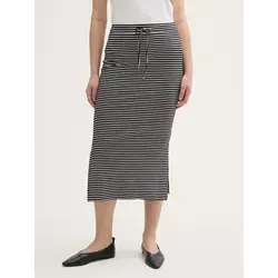 TOM TAILOR Damen Midi Rock - Eleganter Midi-Rock von Tom Tailor, der mit optimaler Passform und hohem Tragekomfort überzeugt - perfekt für jede Gelegenheit.