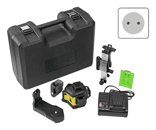 Stabila Kreuzlinienlaser LAX 600 G - 3 x 360° selbstnivellierend - Messgerät mit grünem Laser für optimale Sichtbarkeit. Inklusive Akku und Koffer, ideal für präzise Übertragungen und schnelle Selbstnivellierung.