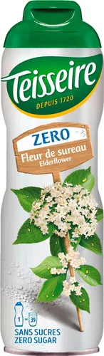Teisseire Sirup Holunderblüte zero Zucker 600ml - Cocktails (1er Pack)