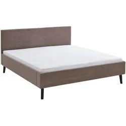 Boxxx Polsterbett 180x200 cm in Taupe in schwarz von meise.möbel