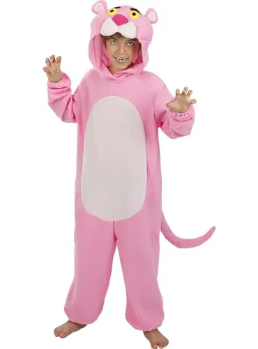Funidelia | Pink Panther Kostüm für Jungen & Mädchen Zeichentrickfilm, Pink Panter - Kostüme für Kinder & Verkleidung für Partys, Karneval & Halloween - Größe 5-6 Jahre - Rosa