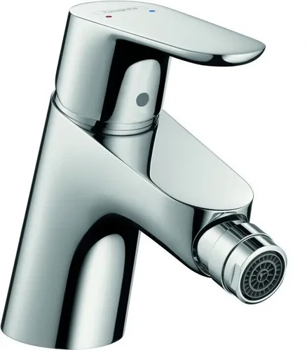 hansgrohe Focus Einhebel-Bidetarmatur - Chrom, Auslaufhöhe 70mm, mit AirPower für wohltuenden Wasserstrahl und QuickClean für einfache Reinigung