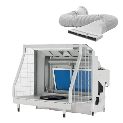 XPOtool Airbrush Absauganlage mit Wasserwand 11m³/min - Absauganlage & Luftreiniger mit leistungsstarker Wasserwand für effiziente Farbnebelabsaugung und integrierter LED-Beleuchtung für optimale Sicht beim Lackieren.