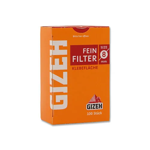 Päckchen à 100 Feinfilter Zigarettenfilter Gizeh 10 von Gizeh Raucherbedarf GmbH