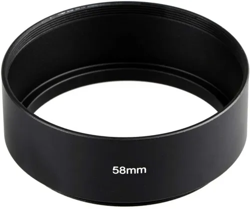 ayex Aluminium-Gegenlichtblende Sonnenblende flach 58mm von ayex