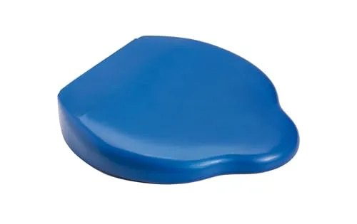 GYMNIC Sit on Air Aufblasbares Kissen, Blau - Rücken- & Sitzkissen, fördert gesunde Körperhaltung bei Kindern und lässt sich zur Aufbewahrung einfach entleeren.