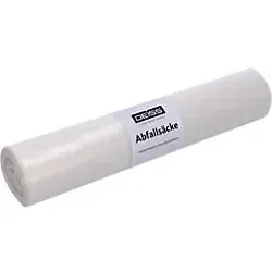 DEISS Abfallsäcke 120 L Transparent 32 Micron 25 Stück