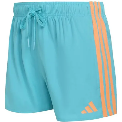 adidas 3 Stripes Bold Short 3'' - Badehose XL in Türkis - Bequeme Badeshorts mit Mesh-Innenhose für optimalen Tragekomfort. Farbe: Türkis, Größe: XL. Ideal für Schwimmen und Freizeit. Entdecken Sie weitere adidas-Angebote bei Bergfreunde.de!