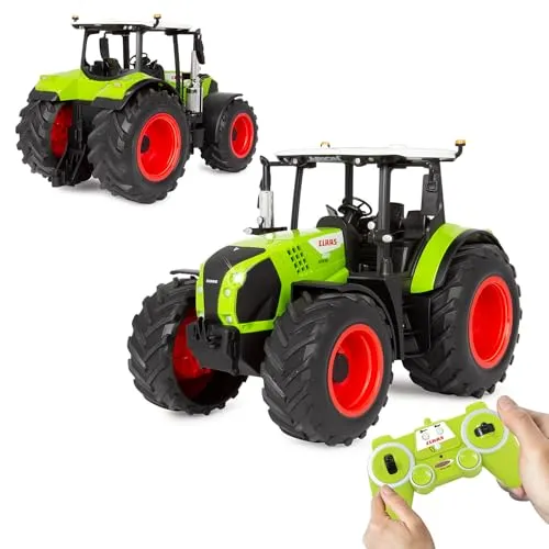 Jamara Claas Arion 660 1:16 2,4GHz - Fernlenk-Traktor - RC-Modelle mit 2,4GHz Technologie für störungsfreies Fahren, detailgetreue Nachbildung für Sammler und Kinder.