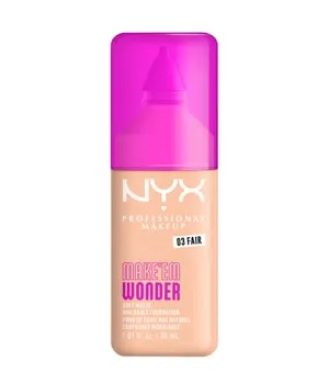 NYX Professional Makeup Make 'EM Wonder Soft Matte Flüssige Foundation 30 ml Nr. 3 - Fair