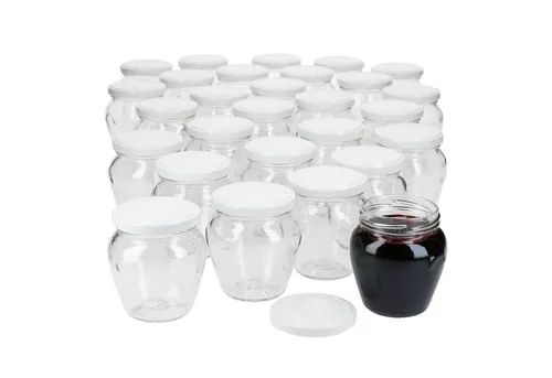 MamboCat Einmachglas 75er Set - Marmeladenglas Vaso Orcio 212ml - Praktisches 75er Set Einmachgläser mit Twist-Off Deckeln, ideal zum luftdichten Konservieren von Marmelade, Wurst oder Kräutern. Lebensmittelecht, spülmaschinengeeignet und 100% recyclebar!