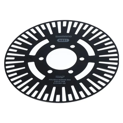 SHIMANO Sensorscheibe BS-SS310-S, 6-Loch - 180 mm für exakte Drehbewegungserfassung - Die SHIMANO Sensorscheibe BS-SS310-S mit 6-Loch Standard und 180 mm Durchmesser ist ideal für Fahrräder und E-Bikes. Sie ermöglicht eine präzise Erfassung von Drehbewegungen im Bremssystem und sorgt für optimale Leistung.