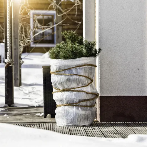 Windhager Winter-Kälteschutzfolie - 1 x 5 m Noppenfolie, idealer Frostschutz für Topfpflanzen und einfach zuzuschneiden