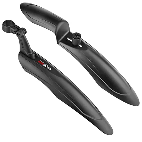 Bergsteiger Schutzblech-Set Mudguard, Varianten für alle Größen und Fahrräder, [20 und 24 Zoll] und [24, 26, 28 und 29 Zoll], für alle Mountainbike/MTB, Original Fahrrad-Zubehör