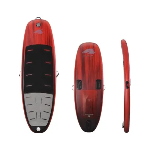 F2 Foil Board Glide School Air 220 l Rot 2024/25 - Unisex Foil Board für Foiling/Wing, mit 220 l Volumen für optimale Stabilität und Auftrieb – ideal für Einsteiger und Fortgeschrittene.