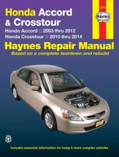 Honda Accord & Crosstour Handbuch 2003-2014