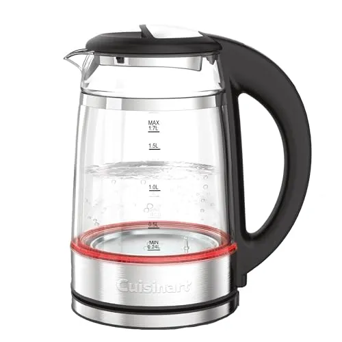 Cuisinart 1,7L Glas-Wasserkocher mit variabler Temperaturregelung